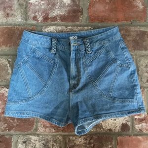 BDG high-waisted denim shorts